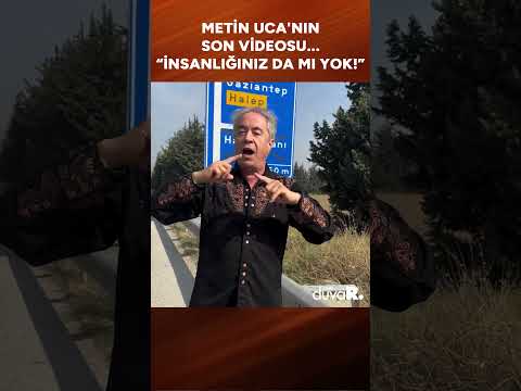 Metin Uca'nın son videosu... Hatay Havalimanı için böyle tepki gösterdi: İnsanlığınız da mı yok!