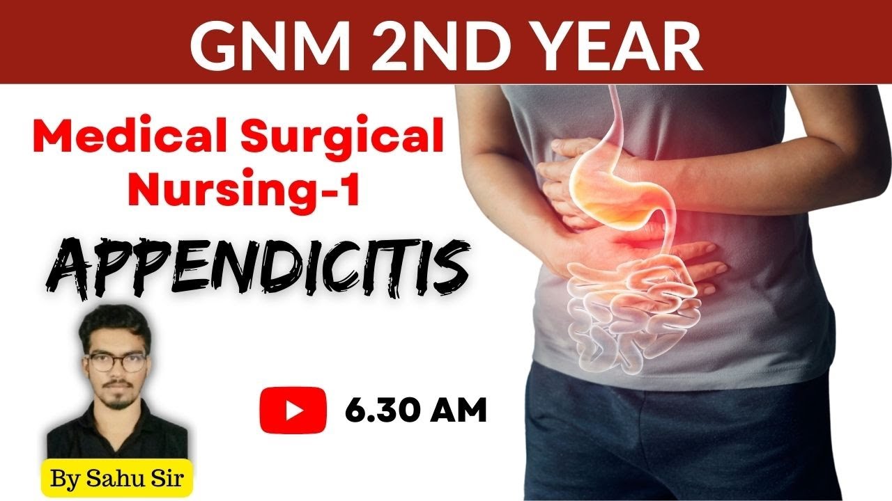 Demo Class 1 - Appendicitis | Community Health nursing | GNM 2nd Year COHN | Bhushan Science