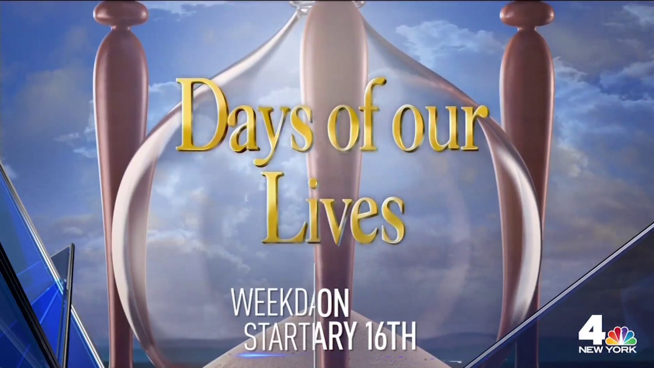 Nbc 4 New York Days Of Our Lives Moving To Noon Promo Youtube