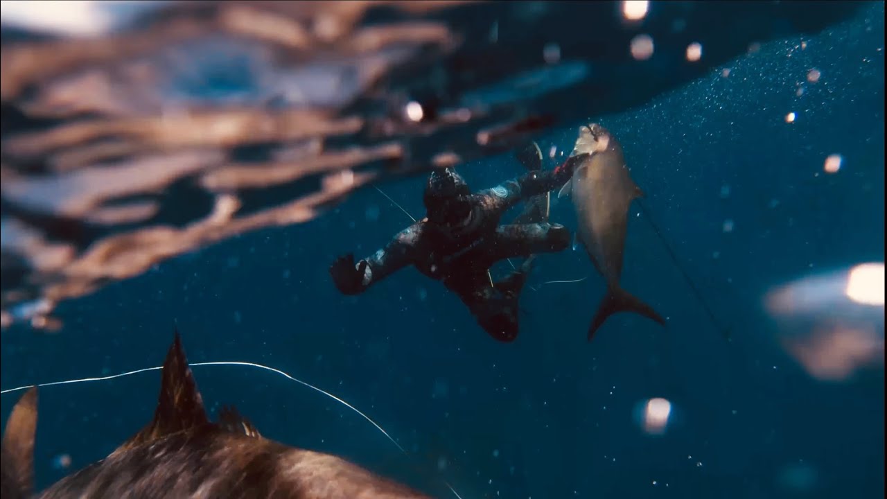 ЭПИЧЕСКАЯ подводная охота на Гавайях, Биг-Уку, Глубокая 3-зубчатая охота