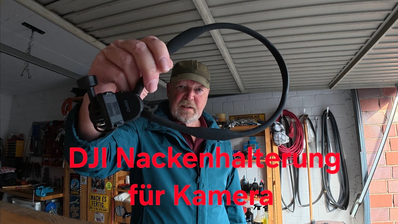 Testrunde mit DJI Osmo Nackenhalterung.