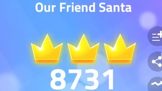 Our Friend Santa (Record Terbaik 8731) 5 lap selesai Magic Tiles 3  screenshot 5