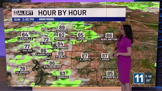 Daily storm chances