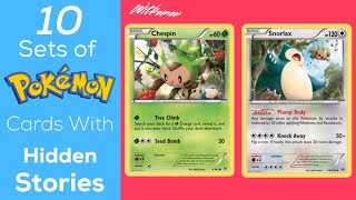 10 Sets of Pokemon Cards with Hidden Stories!