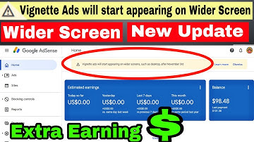 Vignette ads new ads on Google AdSense | Vignettes ads will start on wider Screen after November 3rd