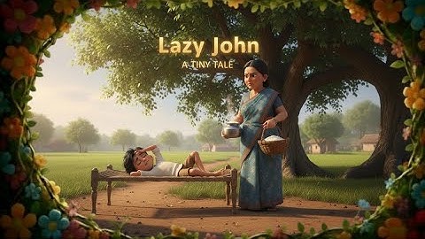 Lazy John | Moral Story for Kids | Tiny Tales | Hard Work vs Laziness Animated Short
