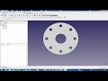 FreeCad lesson 04 простая шестерня