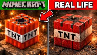 Minecraft Vs Real Life – The Real World Version of Minecraft!