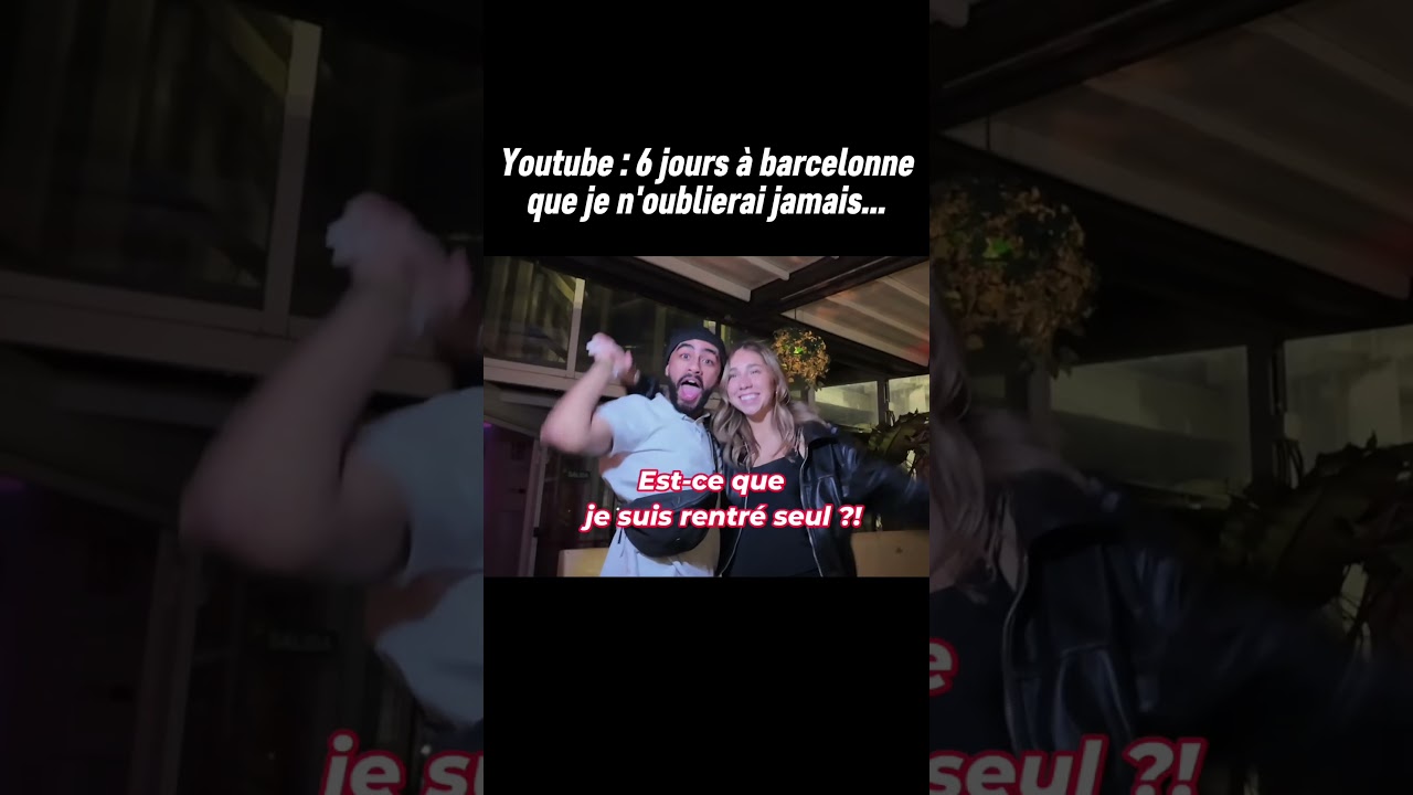 6 jours à Barcelonne très bien accompagné 😏👀…