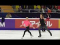 Evgenia Tarasova-Vladimir Morozov.Training FS Rostelecom Cup 2019 Moscow