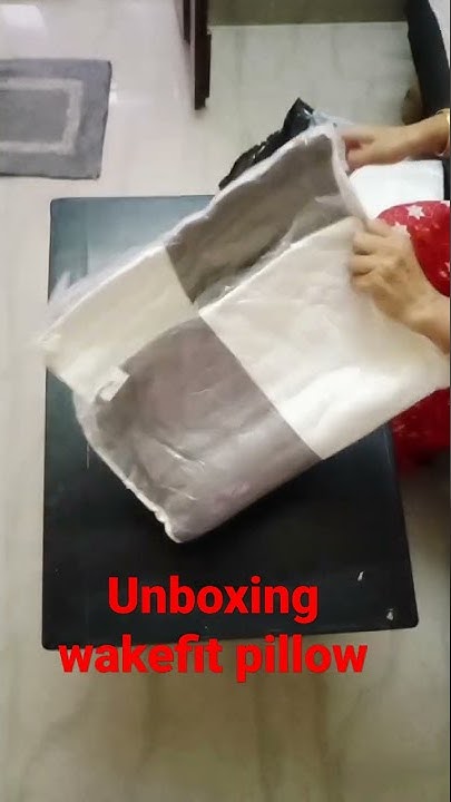 unboxing-wakefithollow-fiber-pillow-online-wakefit-pillow-genuine