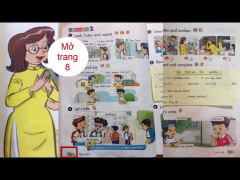Video Tiếng Anh lớp 3-Bài học 2-Trang 8,9 (UNIT 1-LESSON 2)... - YouTube