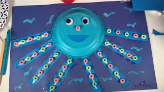Kid Craft - How to Make an Octopus Using Household Items