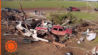 Devastation left by EF2 tornado in Oklahoma | AccuWeather