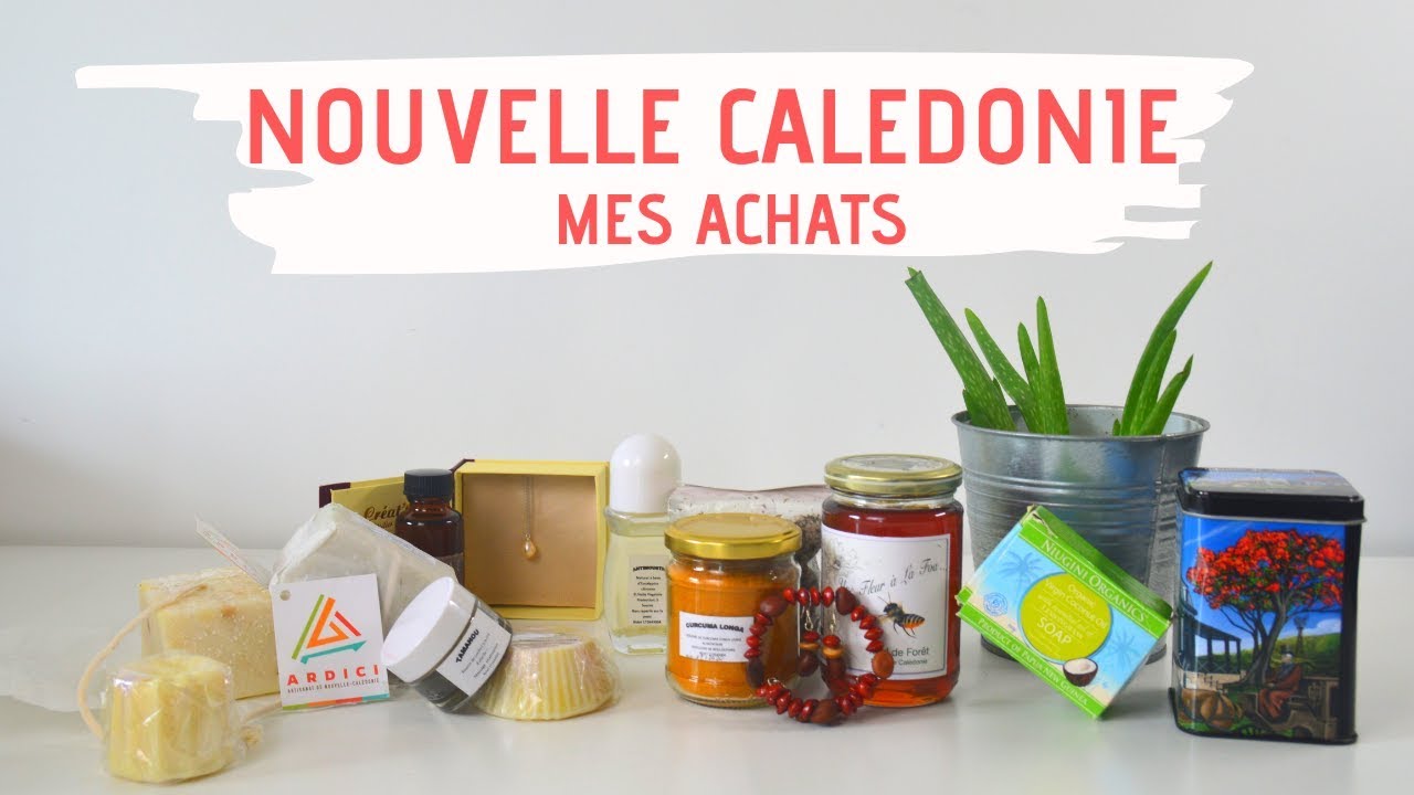 NOUVELLE CALEDONIE - Mes achats - YouTube