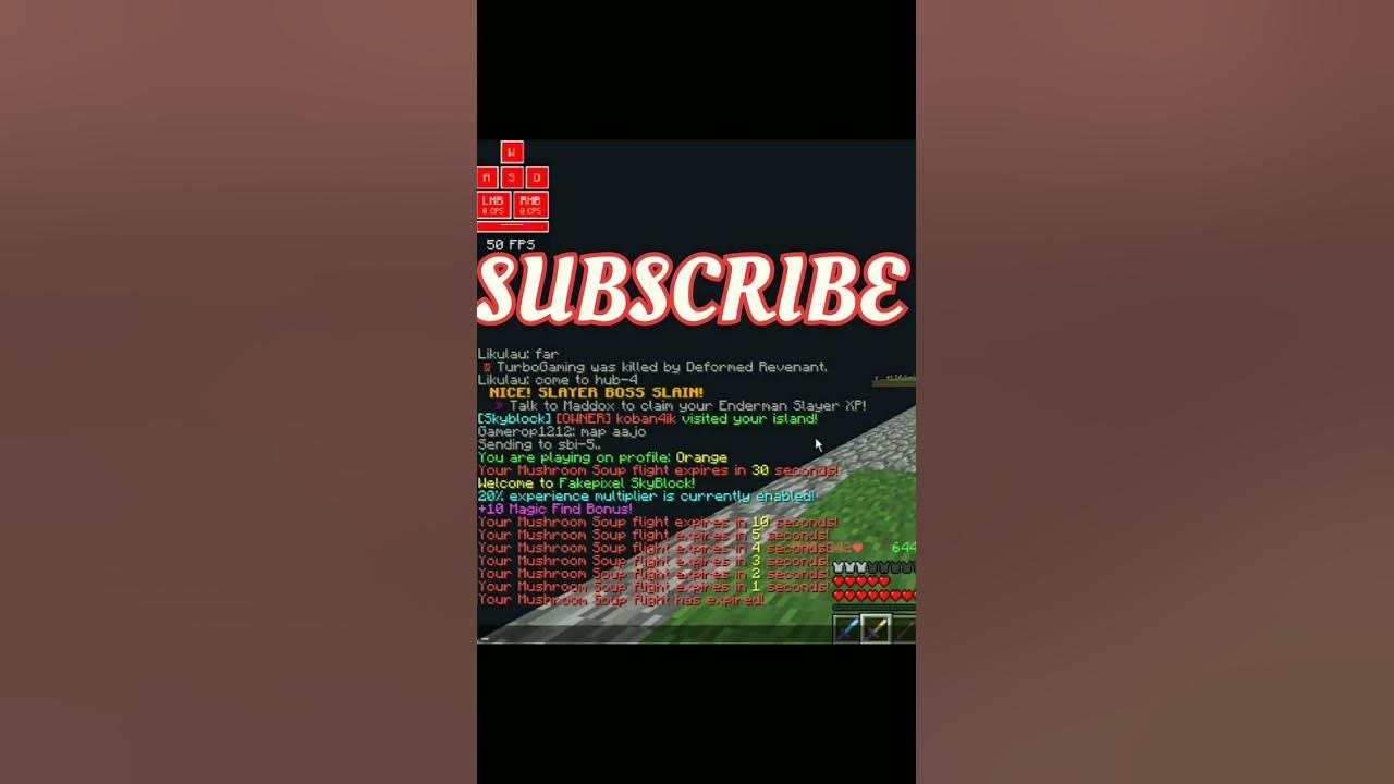 (The Shocking Truth About My Island in Fakepixel Skyblock )minecraft 