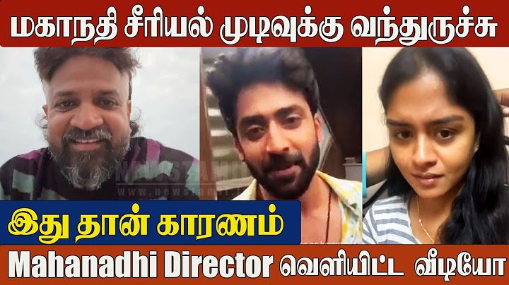 Mahanadhi Serial Climax 😢End Promo | Director Praveen Bennet | Vijay Kaveri | Vijay TV