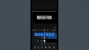 Text Reflection  Effect Vn Video Editor tutorial