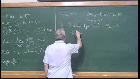 Mini Course - Reaction-diffusion propagation non-homogenous media - Henri Berestycki  - Class 2