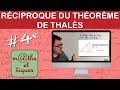 Appliquer la rciproque du thorme de thals 1  quatrime