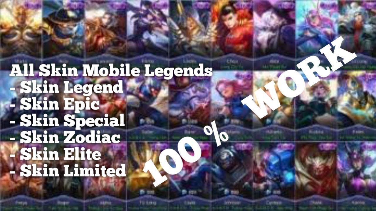 MOD All Skin Mobile Legends Terbaru tanpa Script - Mobile Legends