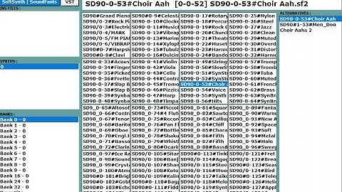 BANK (A) KETRON SD90 -SOUNDFONT MULTISAMPLES-SF2/ SOUND TEST