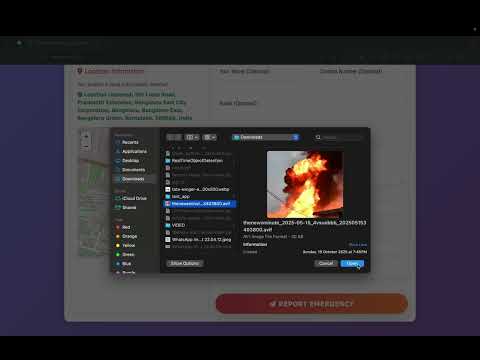 AI Emergency Response System Django Python Project | YOLOv8 Real-Time Tracking & Incident Management