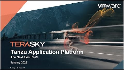 Webinar: The Next-Gen PaaS with the Tanzu Application Platform (TAP)