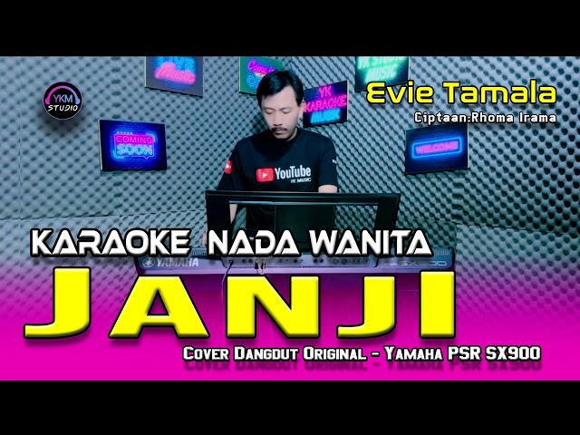 JANJI - Karaoke Nada Wanita (EVIE TAMALA) class=