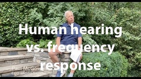 Human hearing vs. frequency response