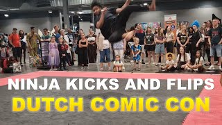 Ninja Flips at Dutch Comic Con 2023 | Tricking