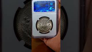 準最高鑑定】稀少モンゴル トゥグリク銀貨 Tugrik 1925年 MS64 – 琥珀