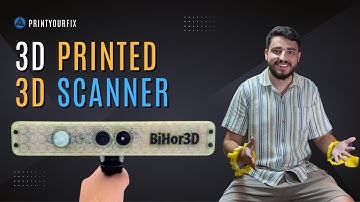 3D printed 3D scanner BiHor3D 360 Kinect Xbox