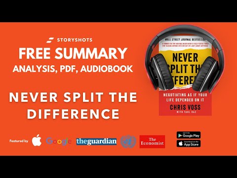 Animated Summary of Never Split the Difference by Chris Voss | Free Audiobook