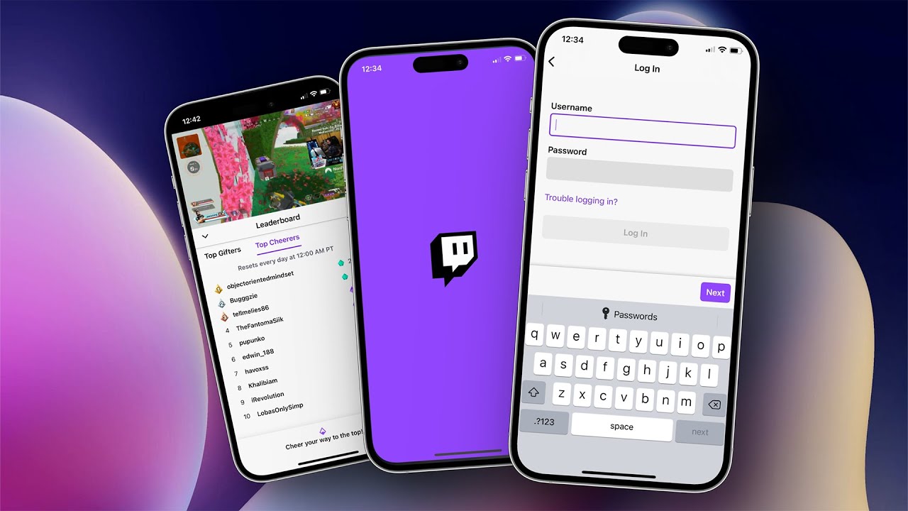 Twitch.tv Mobile App - UI/UX Design