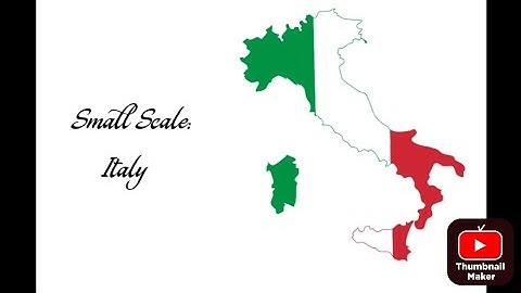 Small Scale World Flag Map Tutorial Part 5: Italy
