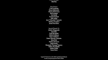 Legend of Grimrock (Hard) - Credits