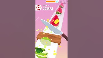 Perfect slices level 54 perfect short video / perfect Slice game play video #slice #short #perfect