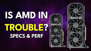 AMD In Trouble? RDNA 3 Navi 32 & 33 Performance & Specs UPDATE