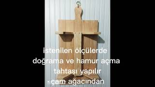 Hamur Açma Ve Doğrama Tahtasi Resimi