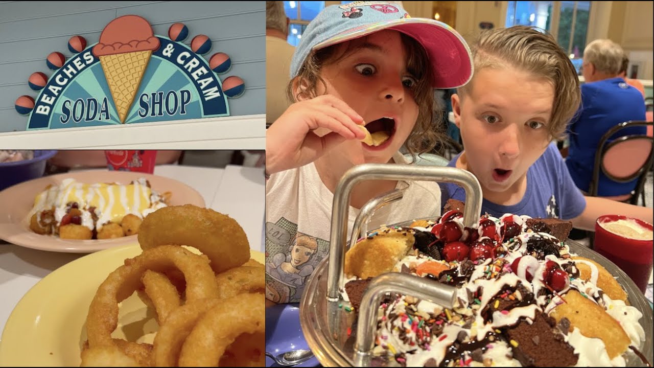 Beaches and Cream Soda Shop Disney's Beach Club Resort 4K YouTube