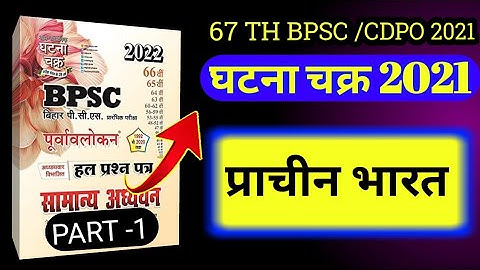 BPSC 1992-2020 Ancient History MCQs | प्राचीन इतिहास |BPSC में पूछे गए अब तक के सभी प्रश्न