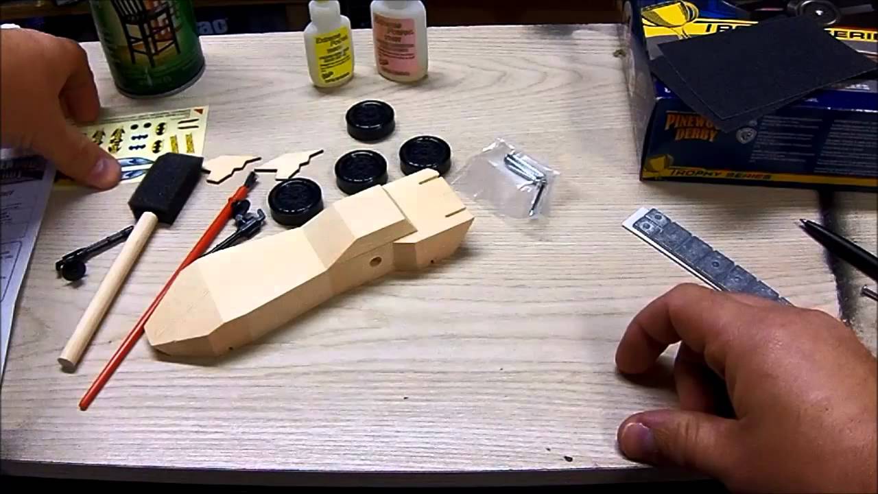 Batmobile Pinewood Derby Car Video 1 - YouTube