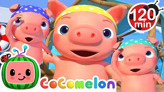 Three Little Pirate Pigs! | CoComelon | Animals for Kids | Sing Along | Learn about Animals