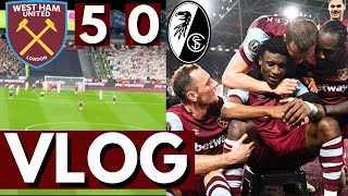 WEST HAM 5-0 FREIBURG MATCHDAY VLOG | Hammers blow away visitors!🔥 | Europa League Round of 16