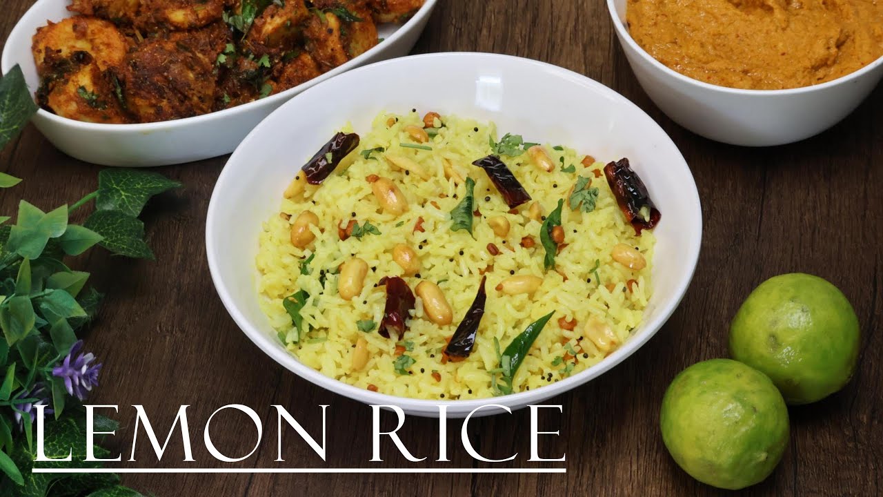 Bokaai's Lemon Rice | Tangy South Indian Lemon Rice | Easy Lemon Rice Recipe | Citrus Rice Delight