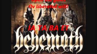 Behemoth - &quot;Heru Ra Ha: Let There Be Mïght&quot; (Lyrics english - Subtitulado al español)