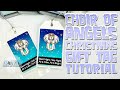 Dr. Digi's Christmas gift tag tutorial using "Christmas Angel" digi stamp