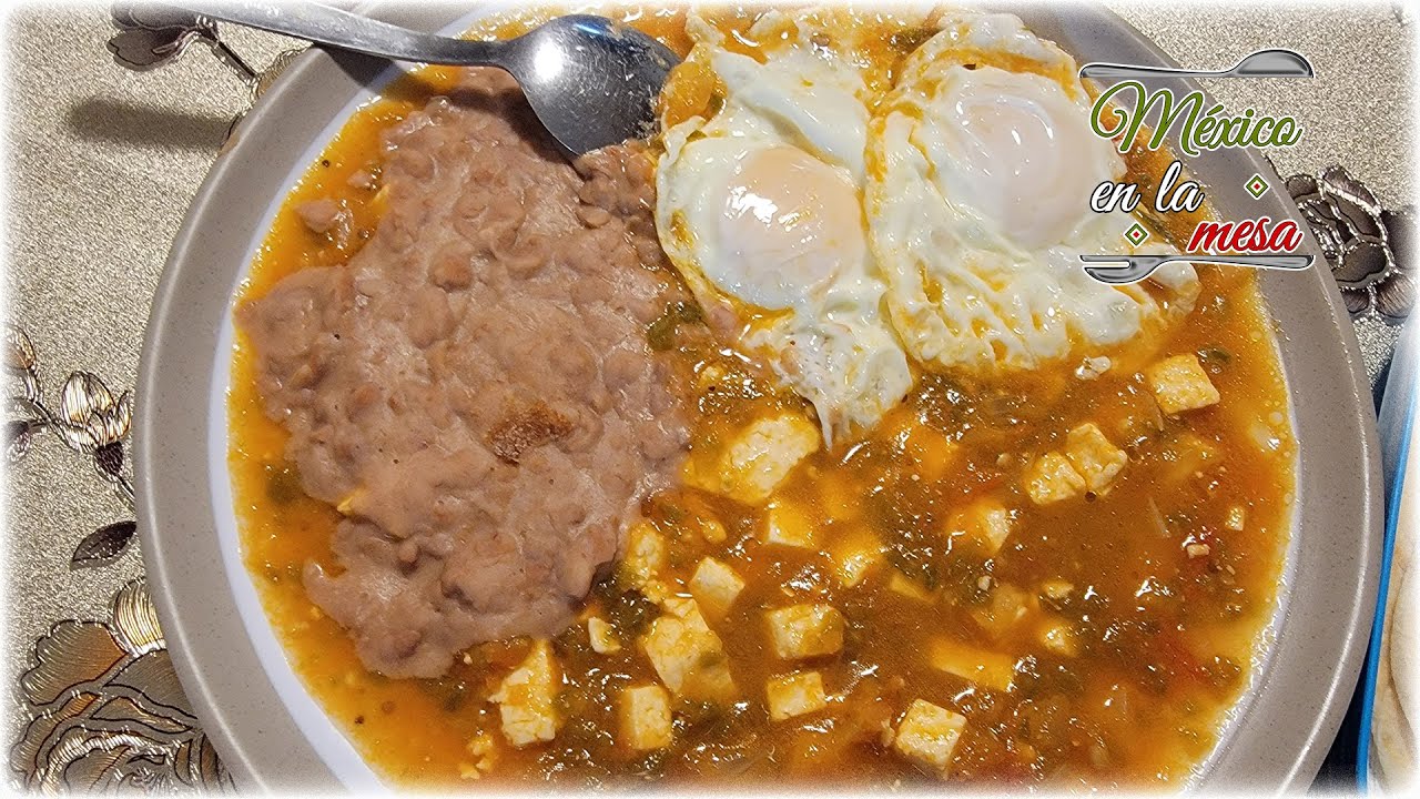 Chile Con Queso Huevos Estrellados Y Frijoles Muy Rico Almuerzo 😍 YouTube