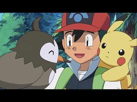 ¡El Starly de Ash evoluciona! | Pokémon Diamante y Perla | Clip oficial